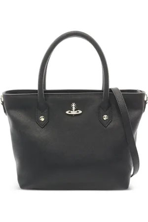 Vivienne Westwood Borsa tote in pelle con placca Orb anni 2020