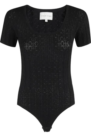 Loulou de Saison Body in maglia a maniche corte