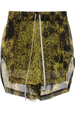 Rick Owens Bermuda con stampa astratta