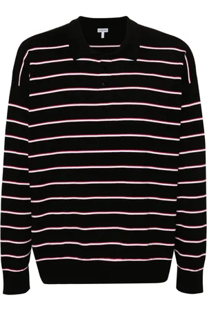 Loewe Maglione stile polo a righe