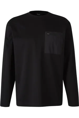 HERNO T-shirt in cotone con taschino