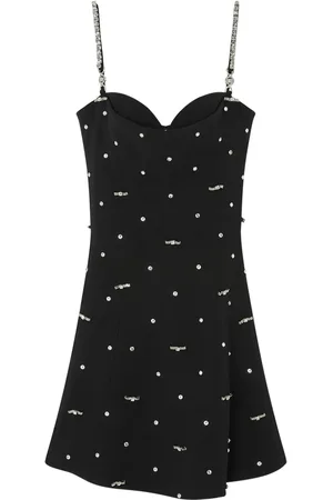 VERSACE Abito corto Cielo Stellato in cr??pe