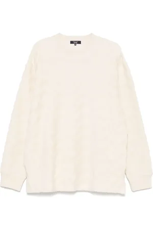 Comme des Garçons Felpa con effetto jacquard