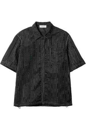 Marine Serre Camicia effetto moiré