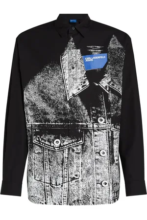 Karl Lagerfeld Camicia con effetto trompe-l