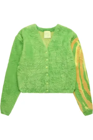 Sky High Farm Cardigan in shearling