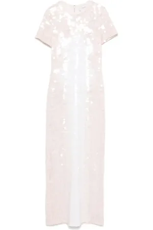 Sportmax Abito midi con paillettes