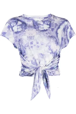 Marant Etoile T-shirt Zodya con fantasia tie-dye