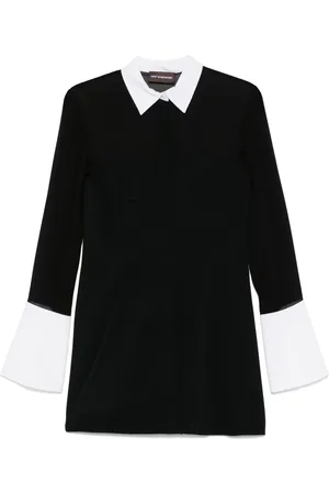 MVP Wardrobe Abito corto con inserti semi trasparenti