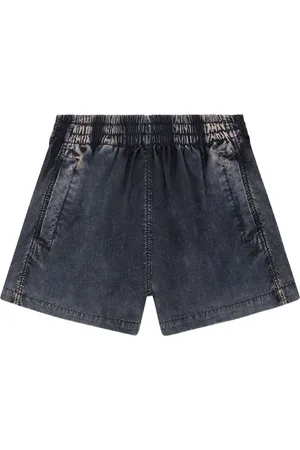 Diesel Shorts denim S-Ound con vita elasticizzata