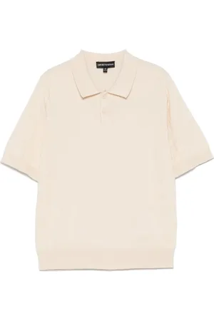 Emporio Armani Polo con effetto jacquard