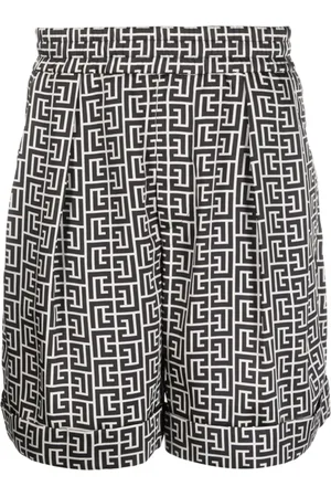 Balmain Bermuda con stampa monogramma