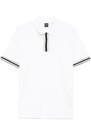 HUGO BOSS Polo con bordi a contrasto