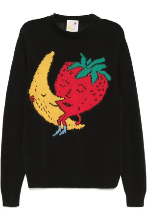 Sky High Farm Maglione con stampa grafica