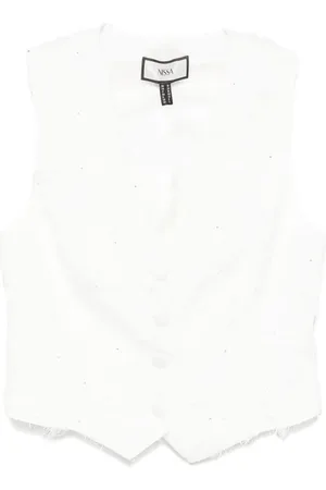 NISSA Gilet con frange