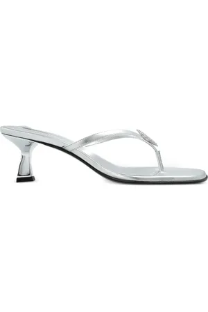 NODALETO Sandali in pelle metallizzata