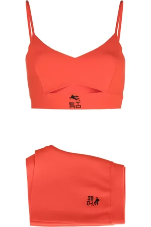 Etro Top e shorts con ricamo
