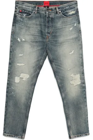 HUGO BOSS Jeans con lavaggio effetto vissuto