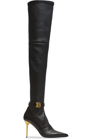 Balmain Stivali sopra il ginocchio Raven