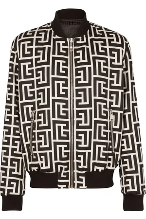 Balmain Bomber reversibile con monogramma