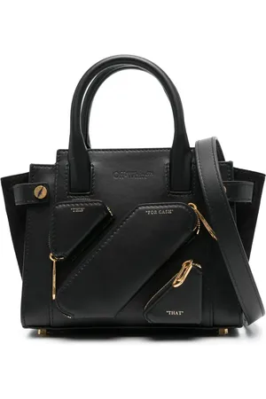 OFF-WHITE Borsa tote City piccola in pelle