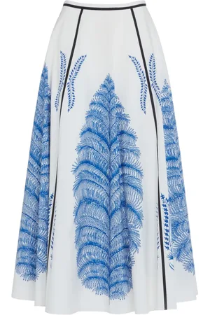 Giambattista Valli Gonna midi con stampa