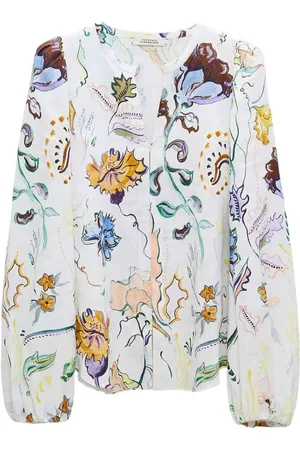 Dorothee Schumacher Blusa in lino con stampa