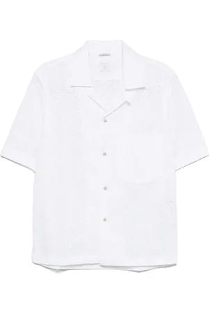 ELEVENTY Camicia in pizzo sangallo