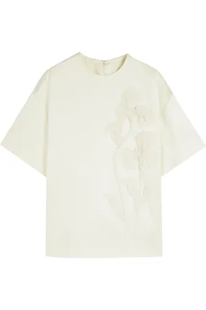 Jil Sander T-shirt con ricamo