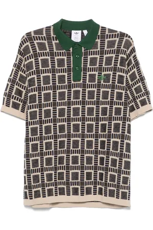 adidas X Brain Dead Polo con motivo jacquard