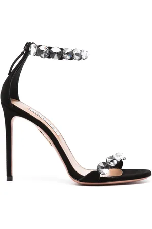 Aquazzura Sandali Maxi Tequila con cristalli 110mm
