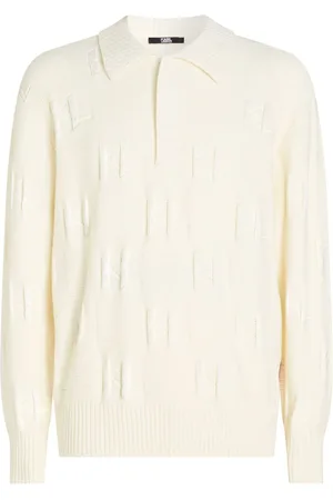 Karl Lagerfeld Polo con monogramma KL