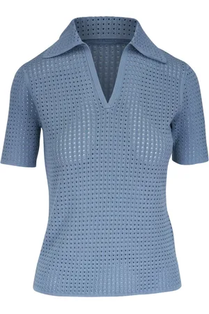 Lafayette 148 Polo in maglia traforata