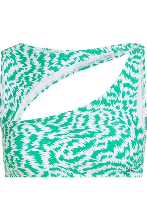 Karl Lagerfeld Top animalier con dettaglio cut-out
