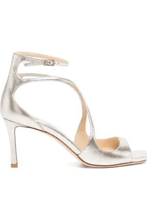 Jimmy Choo Sandali Azia metallizzati 75mm