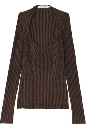 Proenza Schouler Maglione a coste con scollo ampio