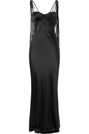 Pinko Abito in raso con spalline