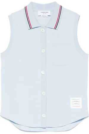 Thom Browne Top smanicato in cotone