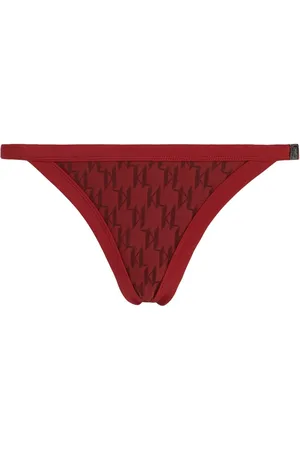 Karl Lagerfeld Slip bikini con stampa