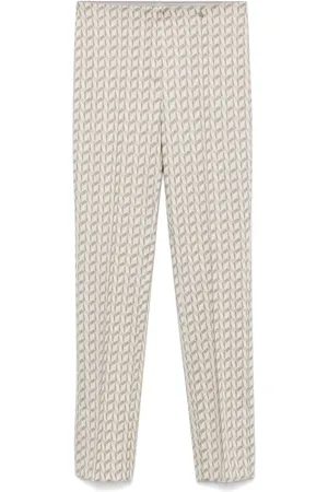 Marc Cain Pantaloni con effetto jacquard