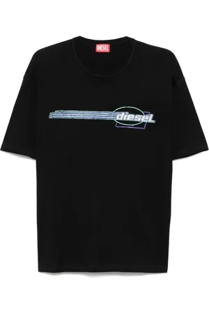 Diesel T-shirt con logo floccato