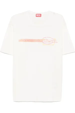 Diesel T-shirt con logo floccato