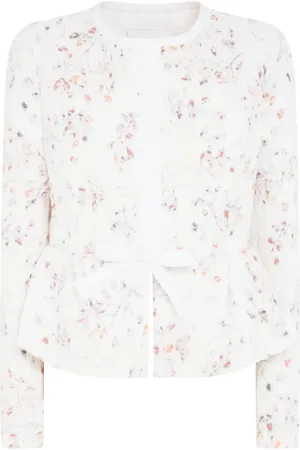 Giambattista Valli Giacca in seta a fiori