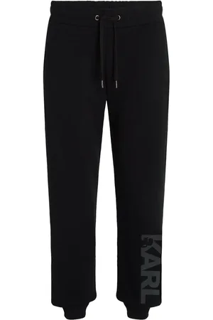 Karl Lagerfeld Pantaloni sportivi con logo floccato