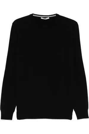 KANGRA CASHMERE Maglione con applicazioni sui gomiti