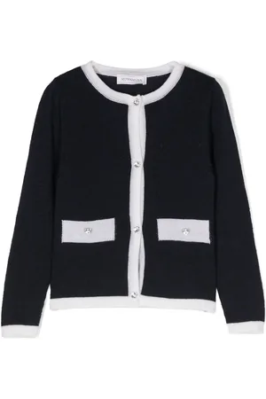 MONNALISA Cardigan con dettagli a contrasto