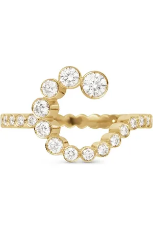 SOPHIE BILLE BRAHE Anello Ensemble Coeur C in giallo 18 carati
