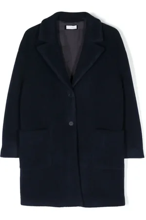 MONNALISA Cappotto monopetto con revers a lancia