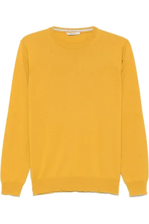KANGRA CASHMERE Maglione con applicazioni sui gomiti