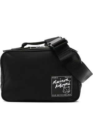 Maison Kitsuné Marsupio con applicazione logo